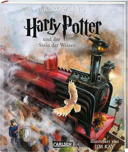 Harry Potter und der Stein der Weisen (Schmuckausgabe Harry Potter 1): Vierfarbig illustrierte Ausgabe mit großformatigen Bildern und Lesebändchen – der Kinderbuch-Klassiker zum Vorlesen von Carlsen